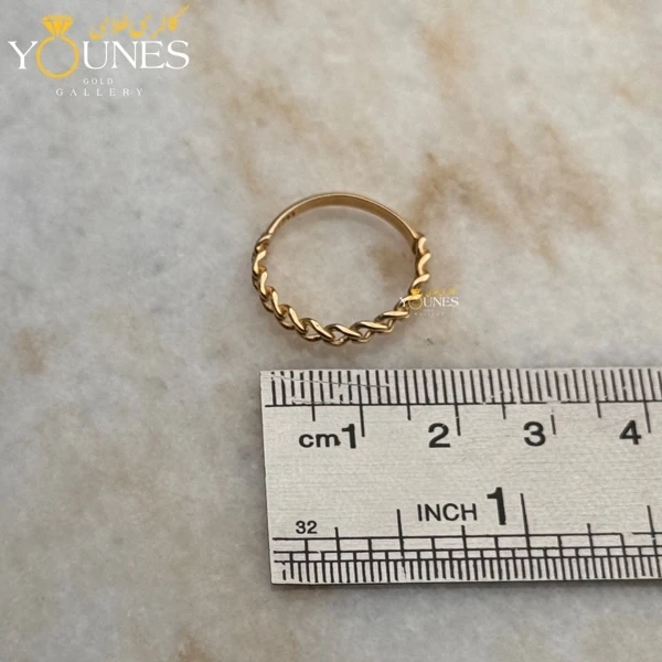 انگشتر کارتیر نازک طلا